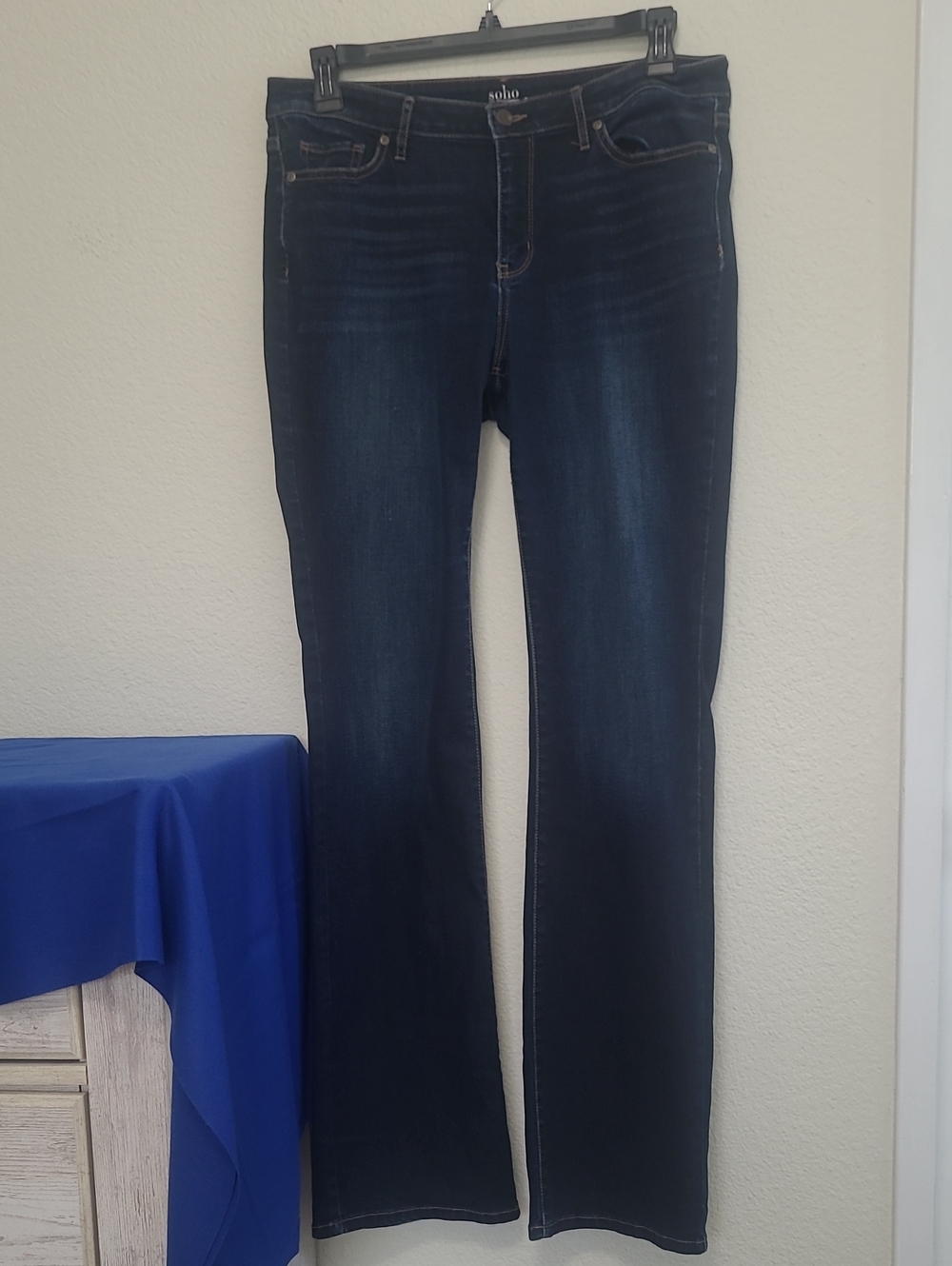 New York & Company Navy Bootcut Jeans